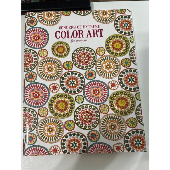 2 color Art, & 2 color & Create adult coloring books. A 4 pk.  Relaxing and fun. - Picture 8 of 10